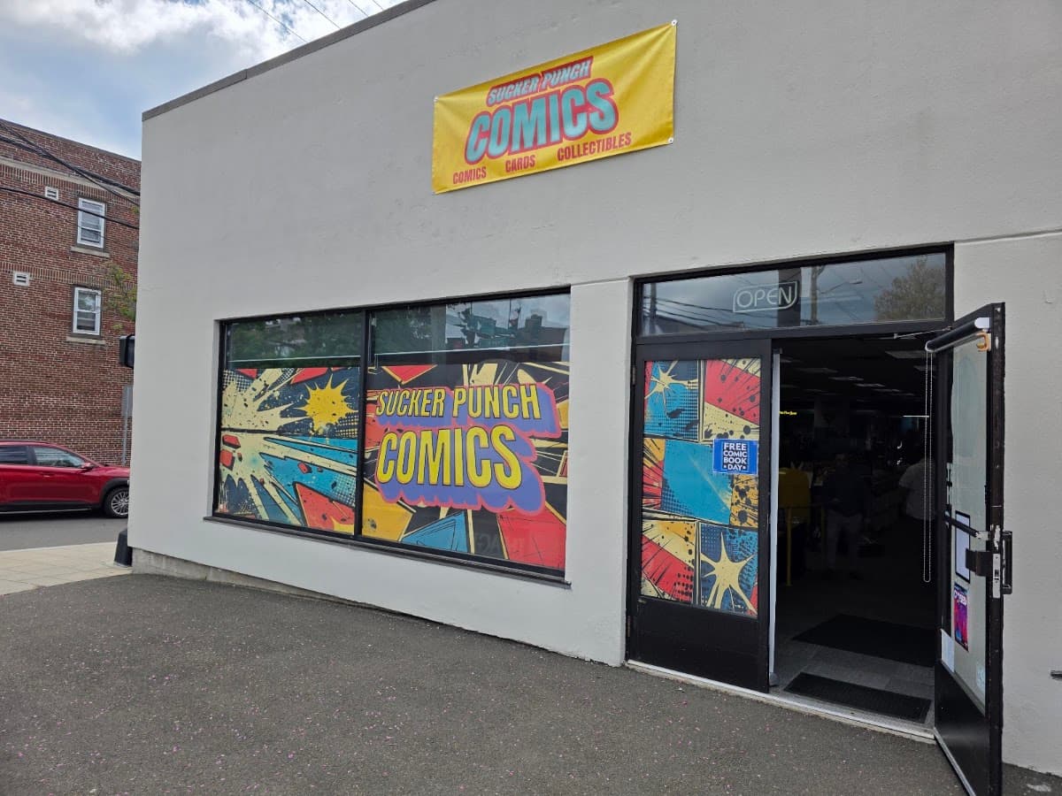 Sucker Punch Comics in Stamford, Connecticut
