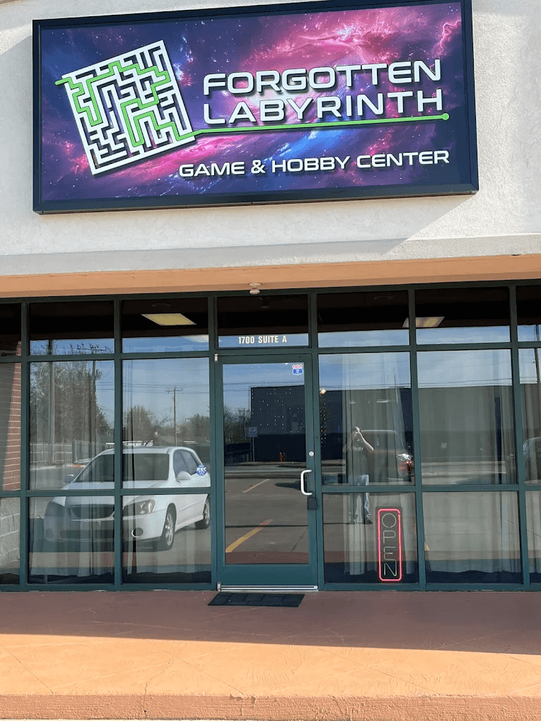 Forgotten Labyrinth Game & Hobby Center in Norman, Oklahoma