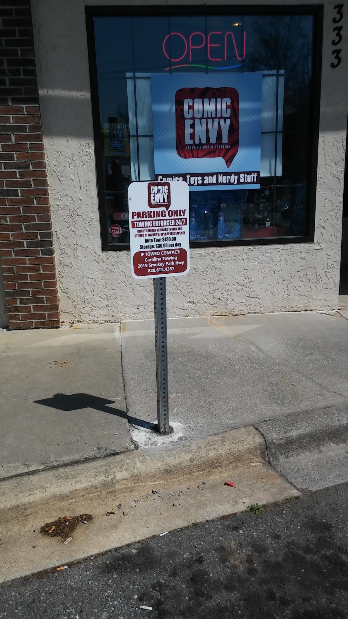 Comic Envy in Asheville, North Carolina
