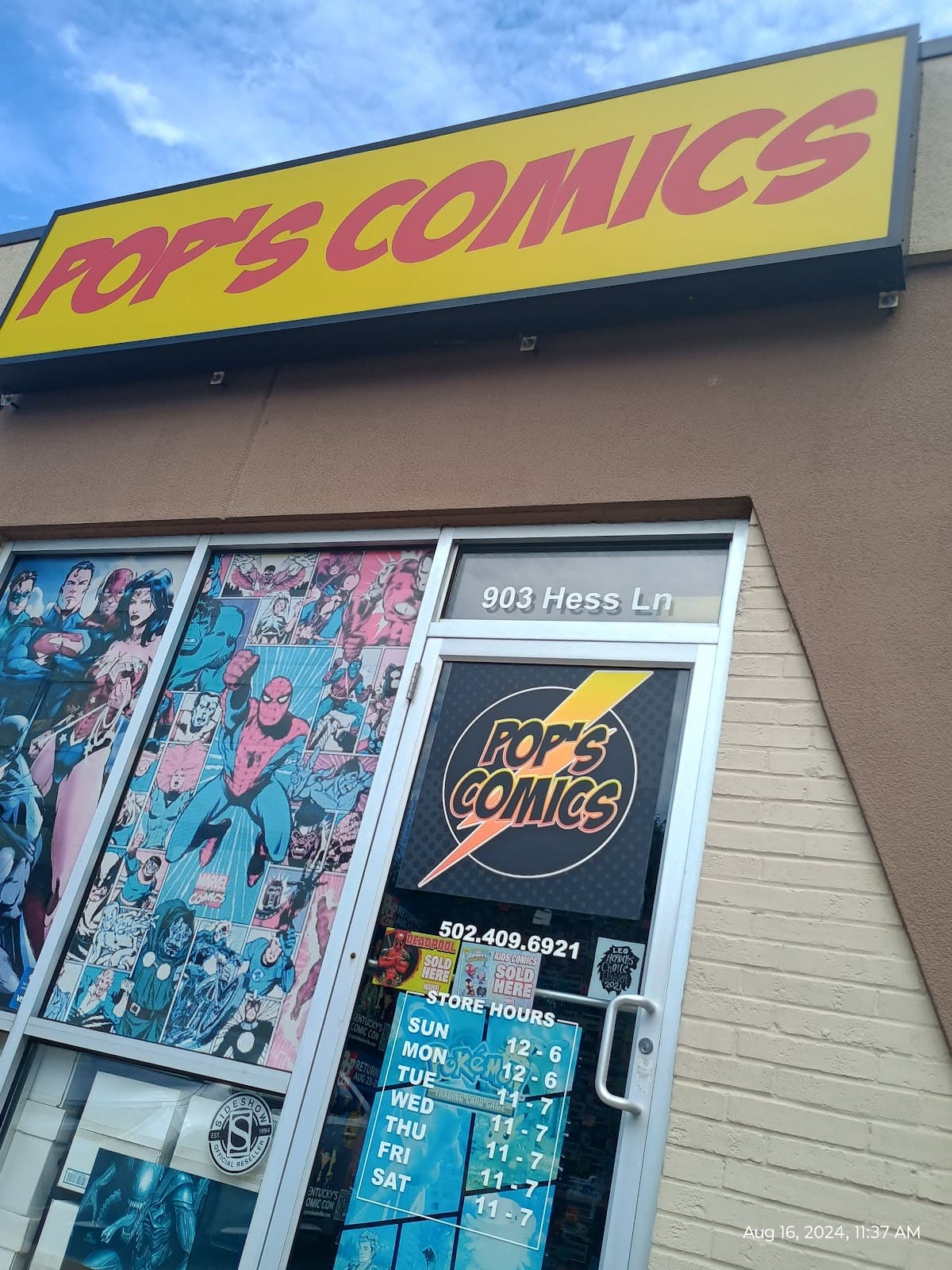 Pop's Comics & Collectibles in Louisville, Kentucky