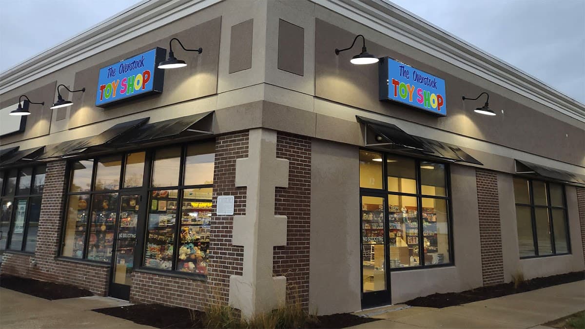 The Overstock Toy Shop in Peoria, Illinois