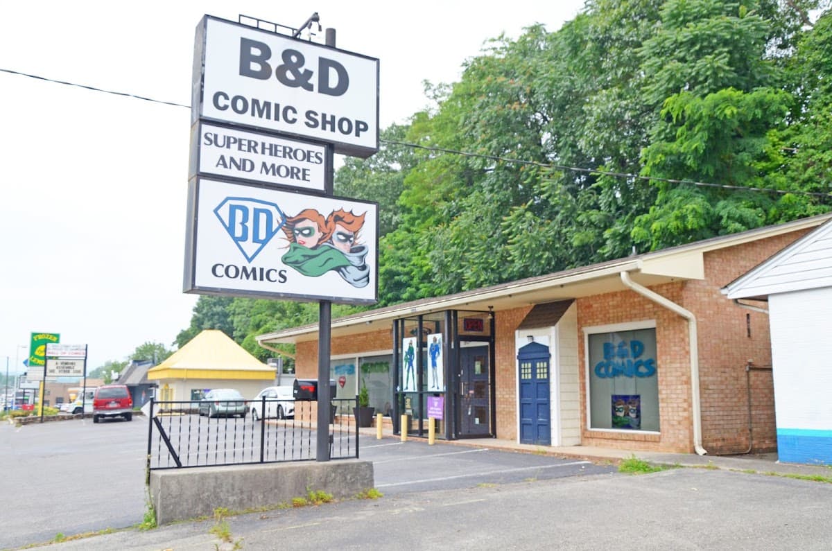 B & D Comic Shop in Roanoke, Virginia