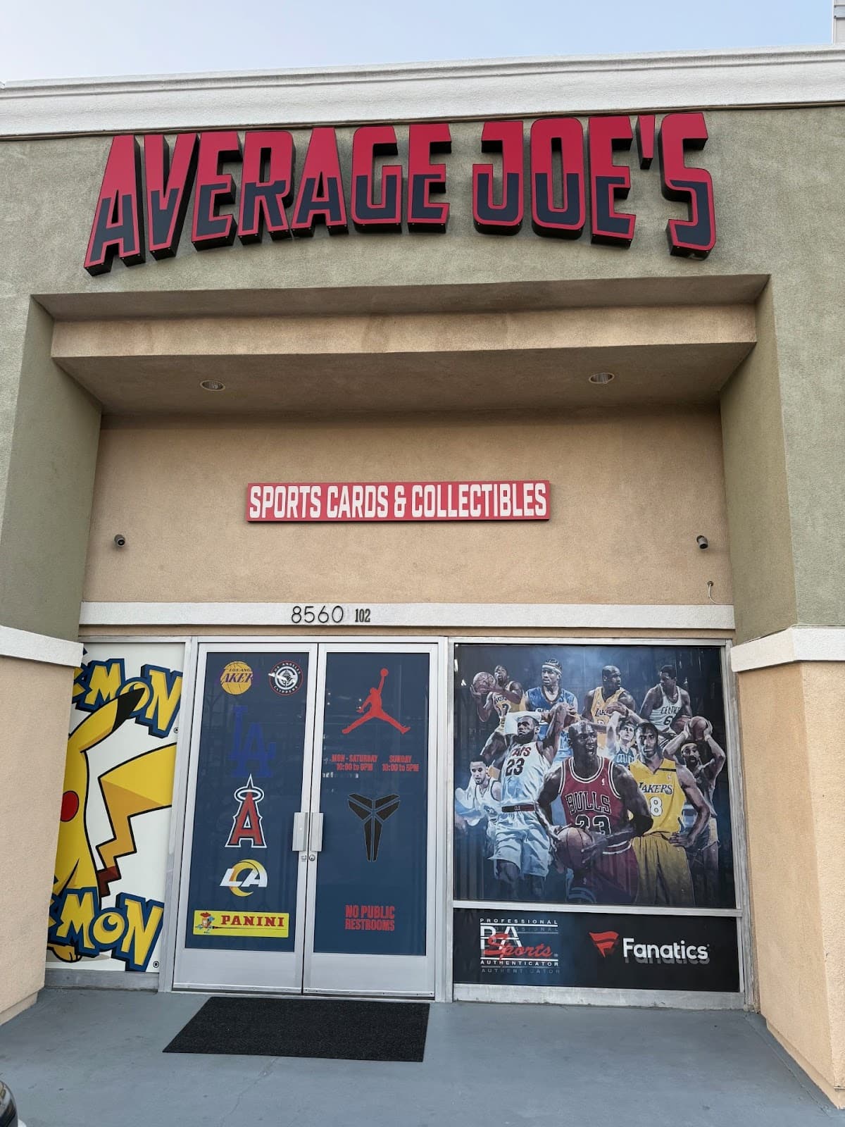 Average Joe's Sportscards in Anaheim, California