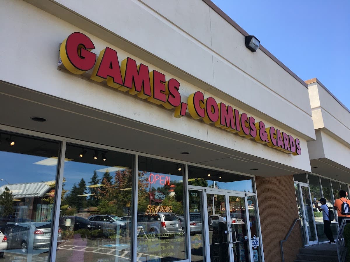 A World of Collections Games, Comics and Cards in Seattle, Washington