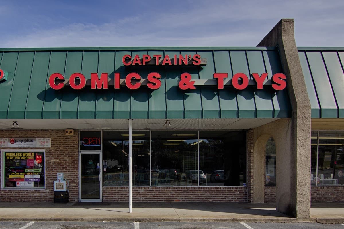 Captain's Comics & Toys in Charleston, South Carolina