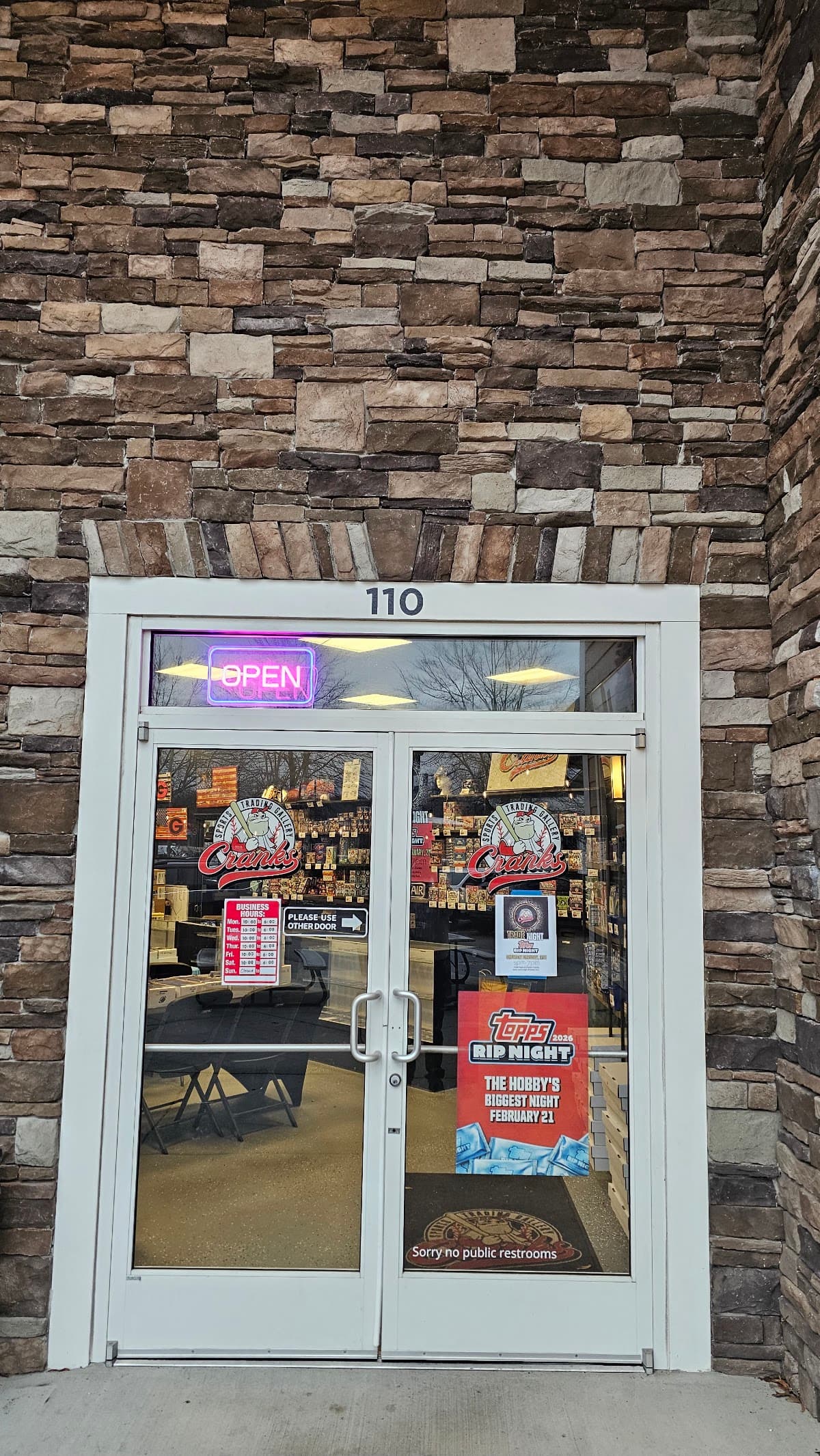 Cranks Sports Trading Gallery in Chattanooga, Tennessee