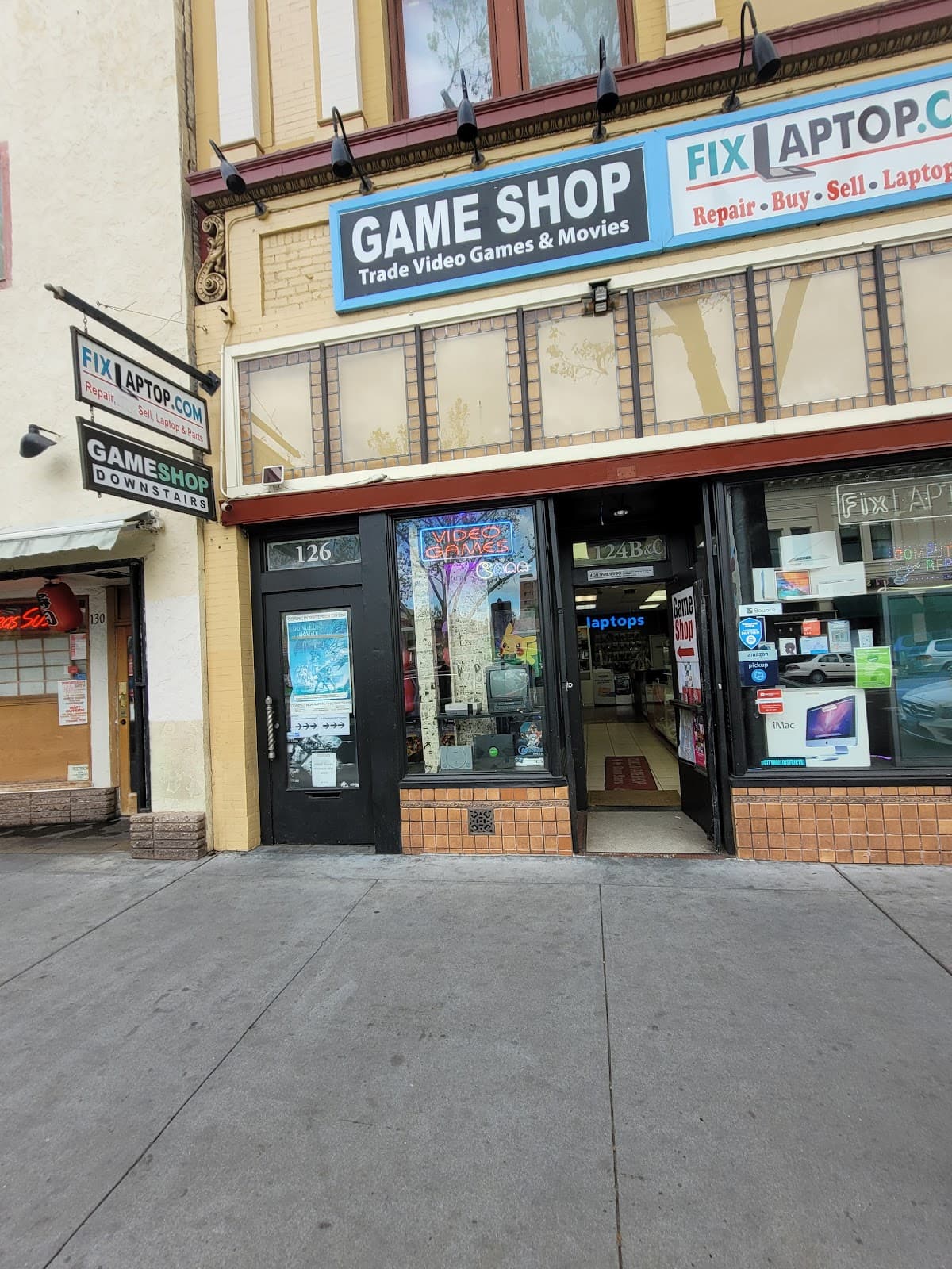 Gameshop Downstairs in San Jose, California