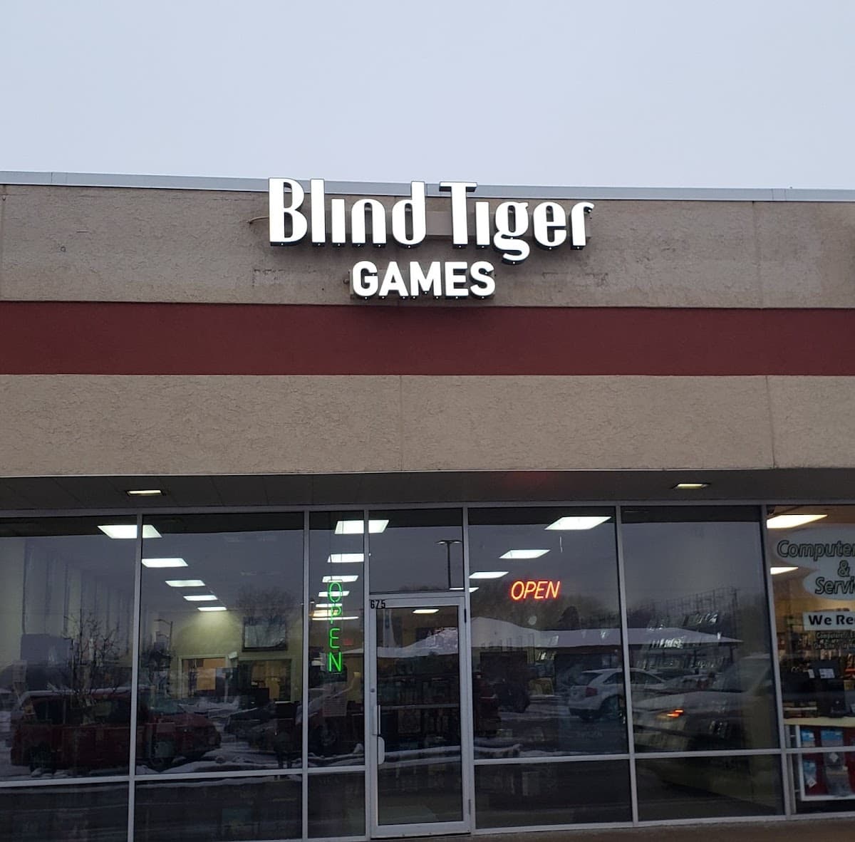 Blind Tiger Games in Appleton, Wisconsin