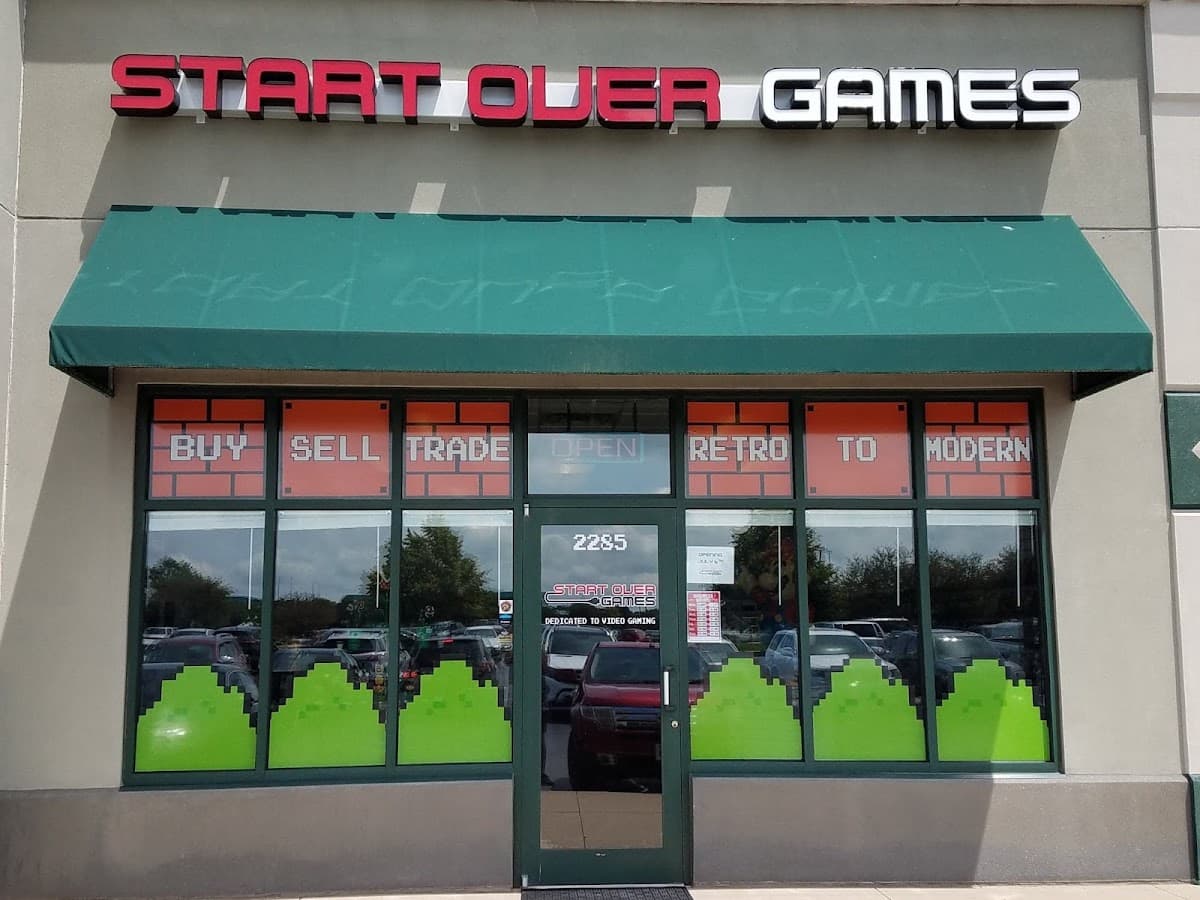 Start Over Games in Appleton, Wisconsin