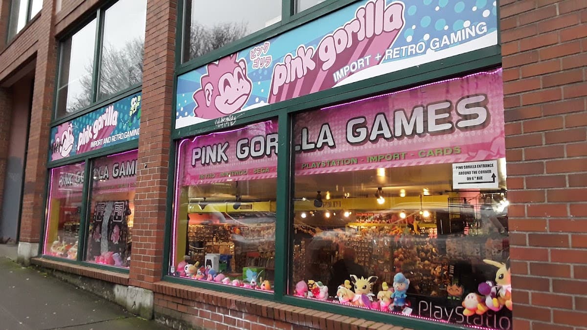 Pink Gorilla Games International District in Seattle, Washington