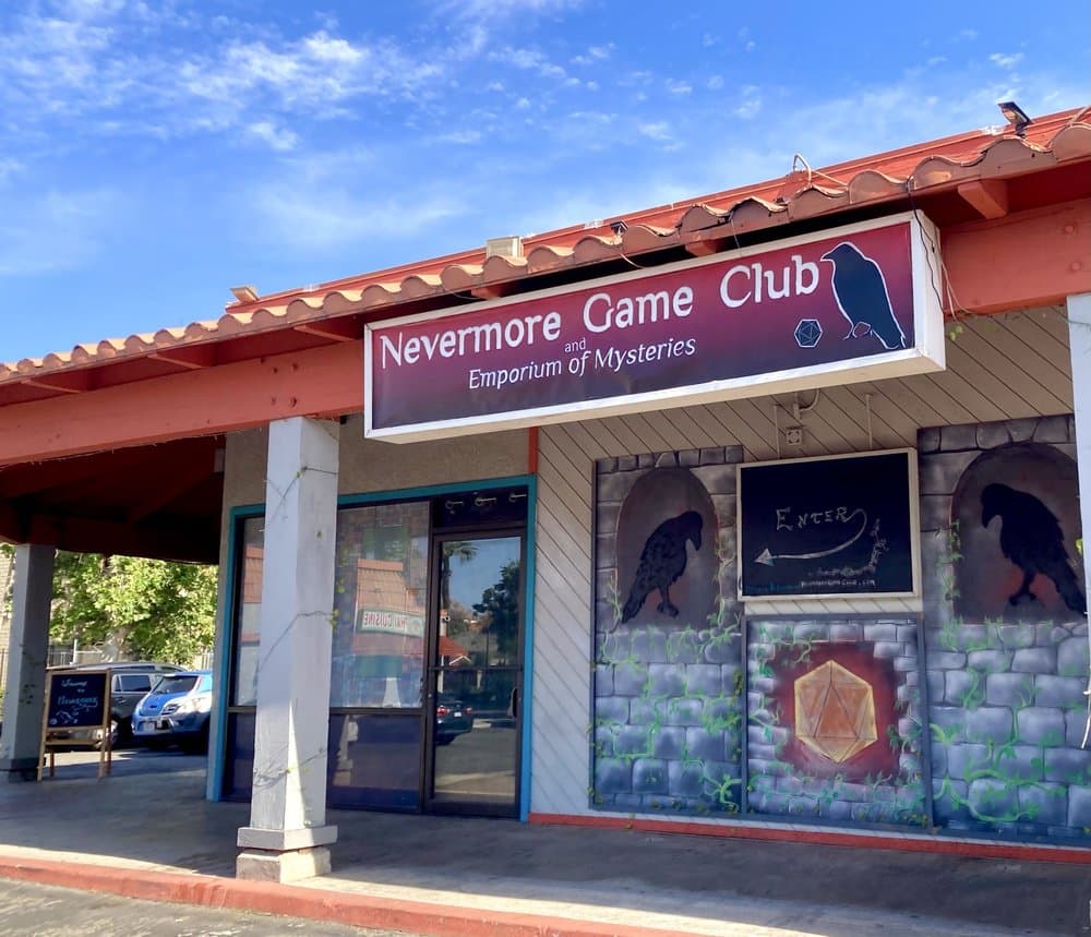 Nevermore Game Club in Riverside, California