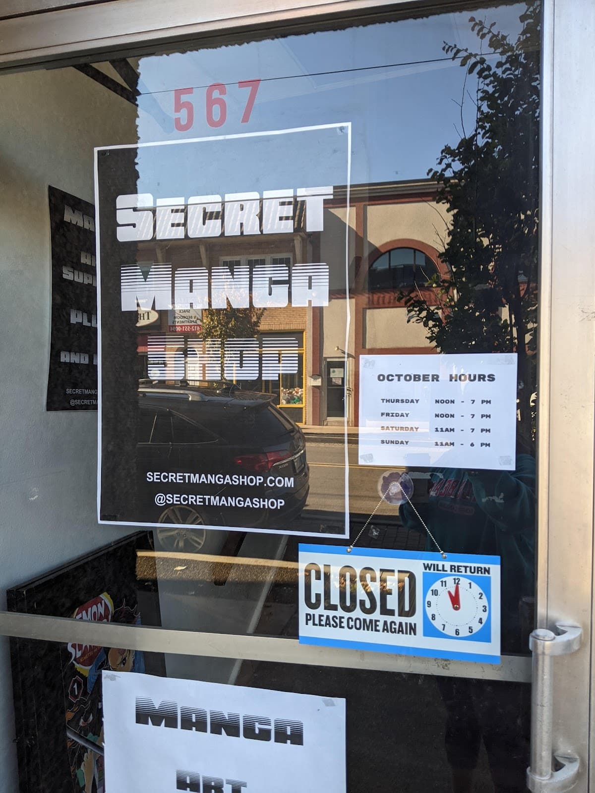 Secret Manga Shop in Pittsburgh, Pennsylvania
