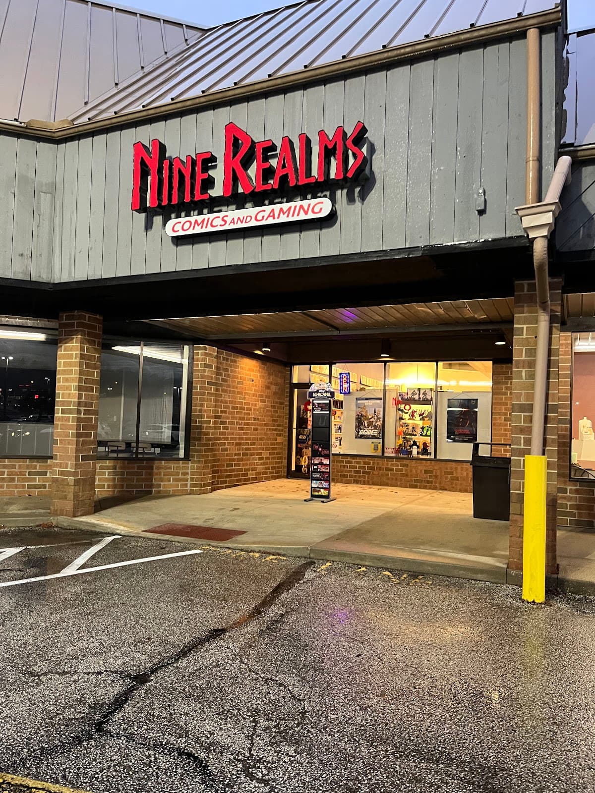 Nine Realms Comics and Gaming in Akron, Ohio