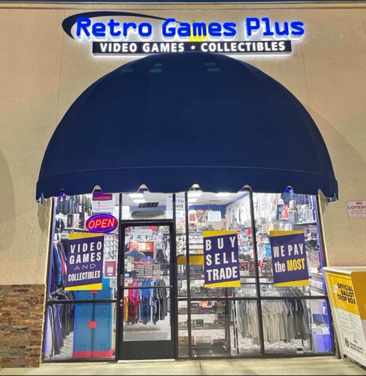 Retro Games Plus in Anaheim, California