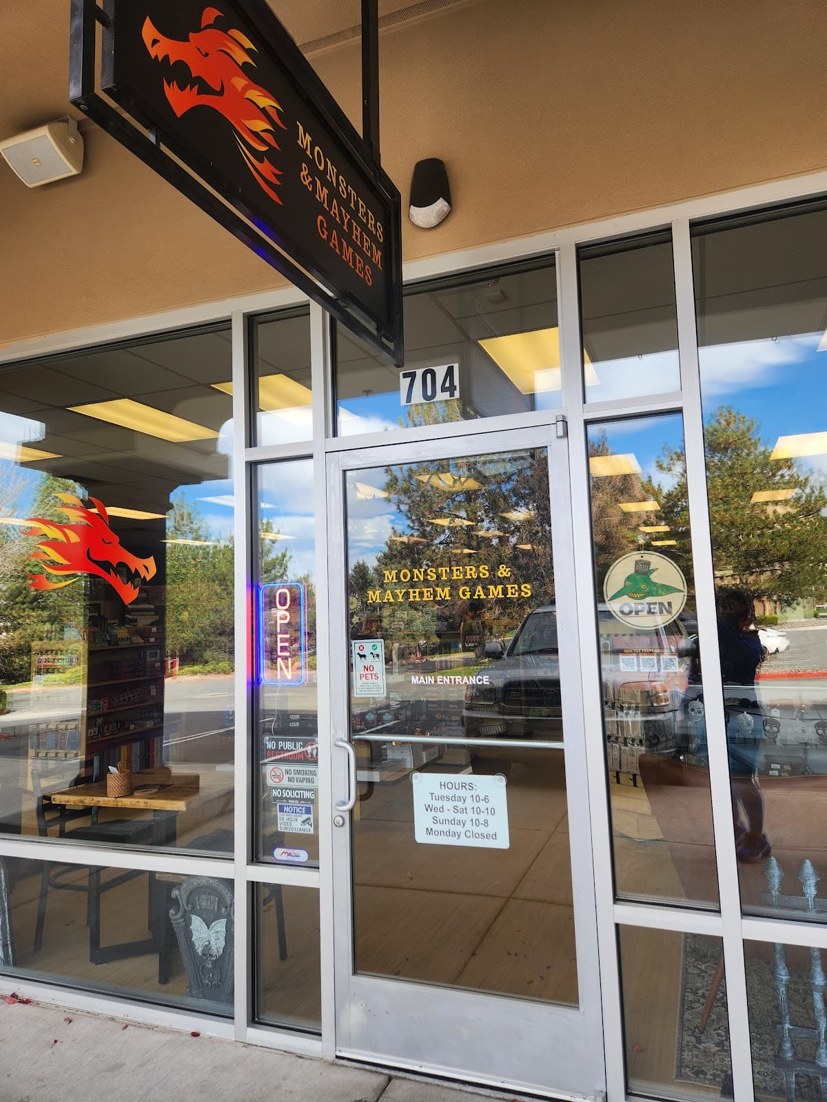 Monsters & Mayhem Games in Reno, Nevada