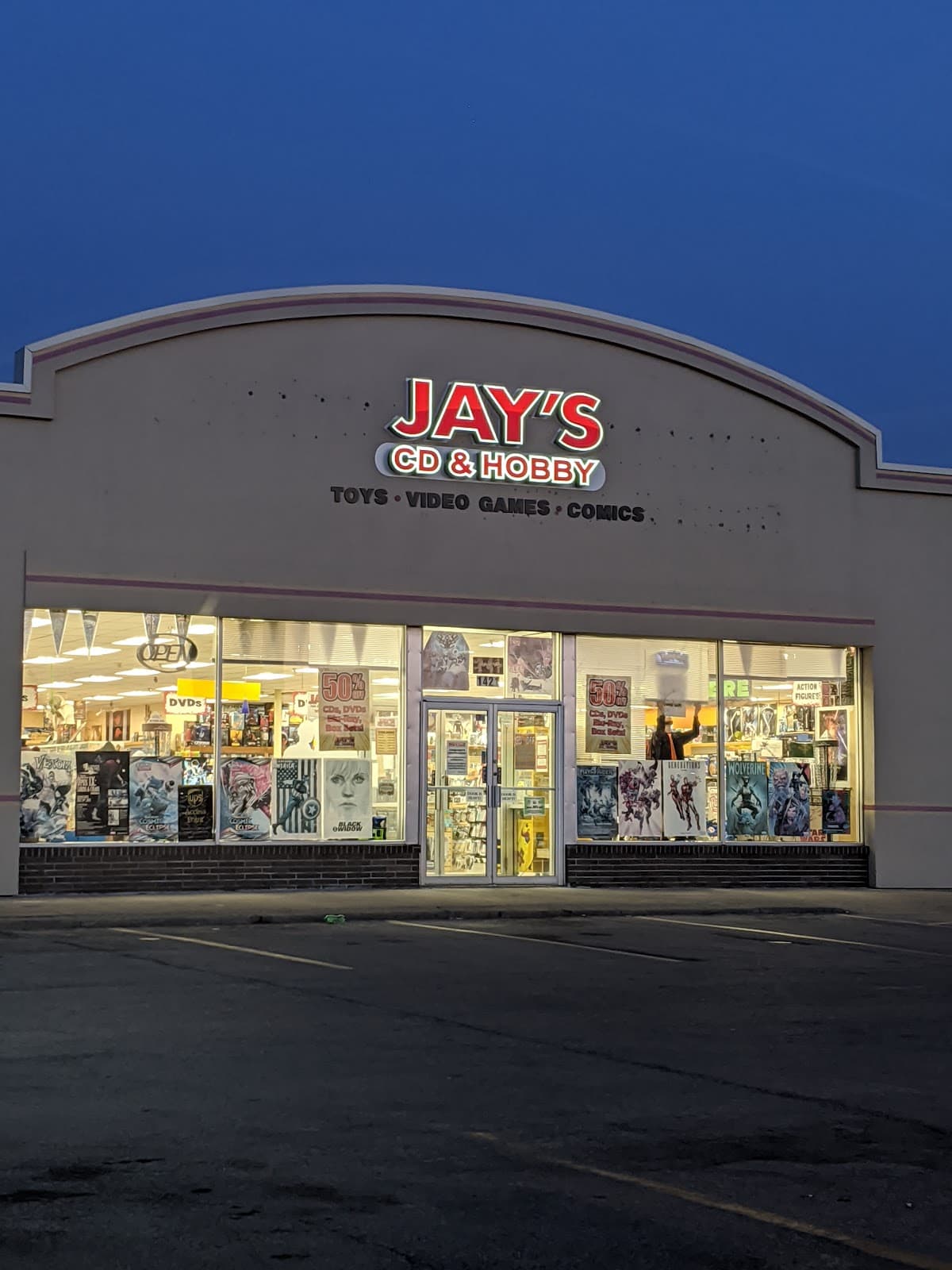 Jay's CD and Hobby in Des Moines, Iowa