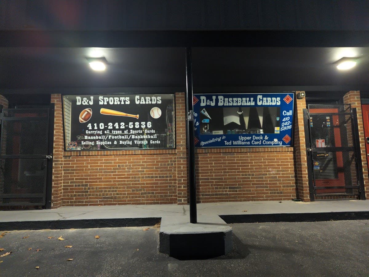 D & J Baseball Cards in Baltimore, Maryland