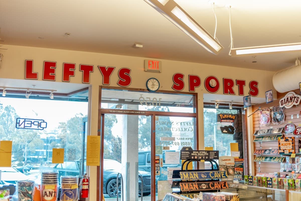 Lefty's Sports Card Store in Oakland, California