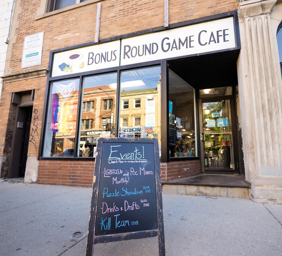 Bonus Round Game Cafe in Chicago, Illinois