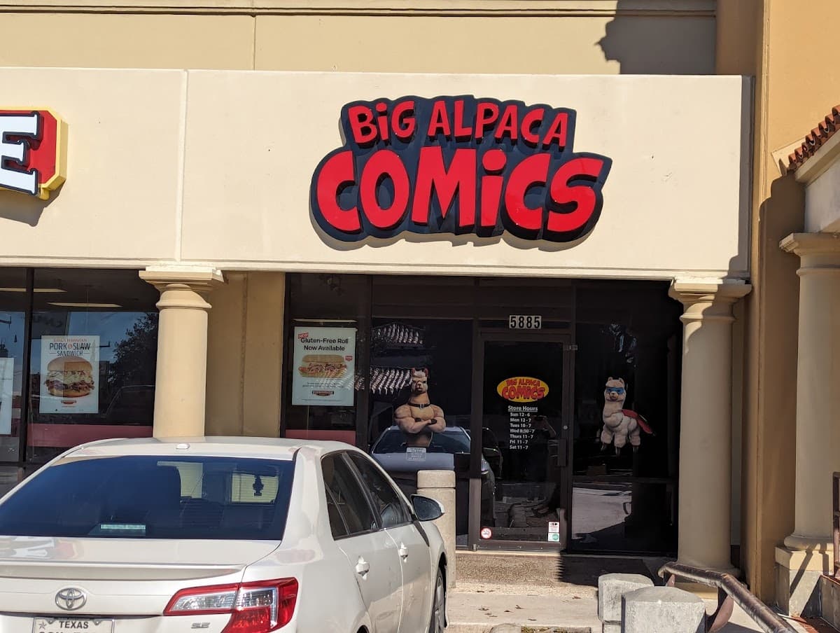 Big Alpaca Comics in San Antonio, Texas