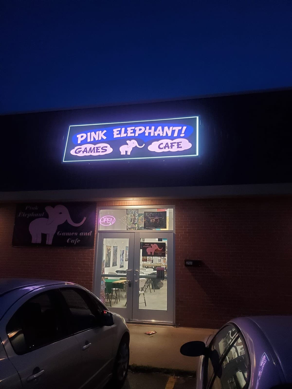 Pink Elephant Games and Cafe in Wichita, Kansas
