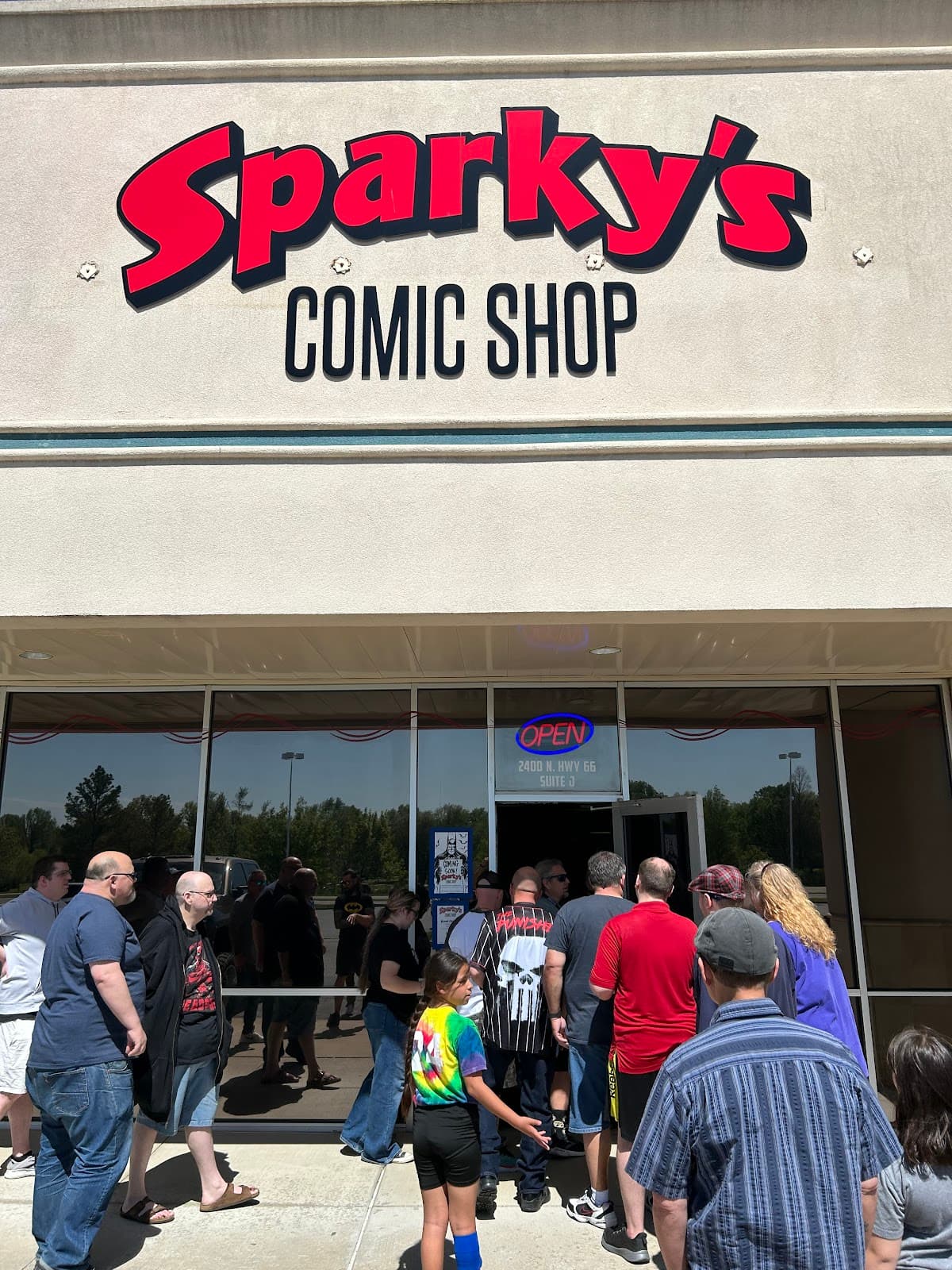 Sparky's Comic Shop in Tulsa, Oklahoma