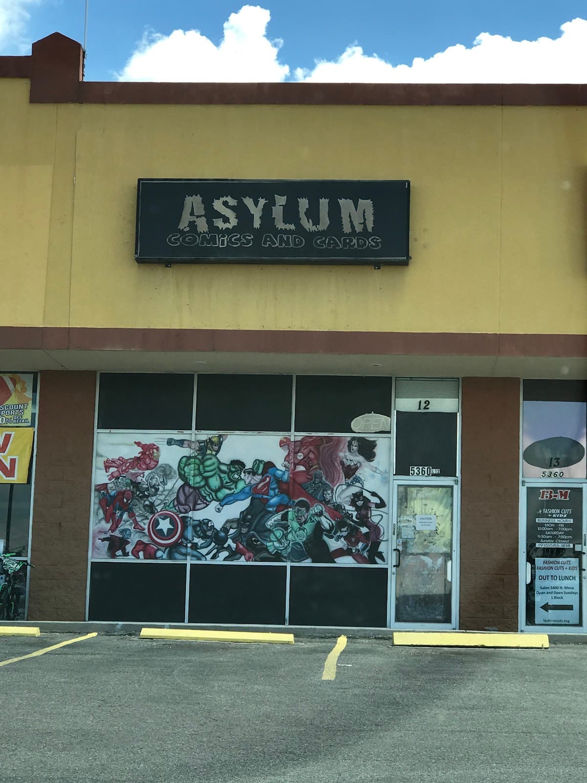 Asylum Comics in El Paso, Texas
