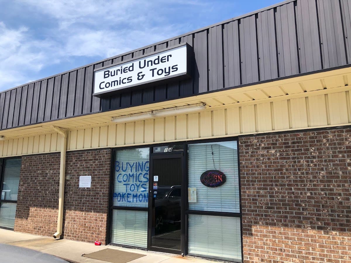 Buried under comics and toys in Wilmington, North Carolina