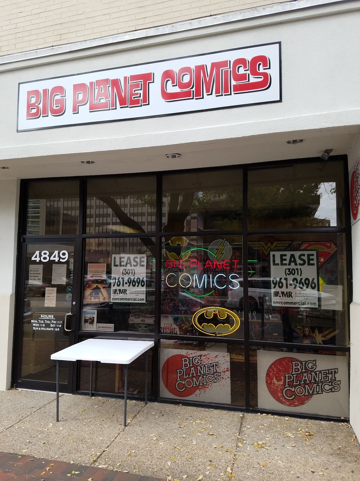 Big Planet Comics in Rockville, Maryland