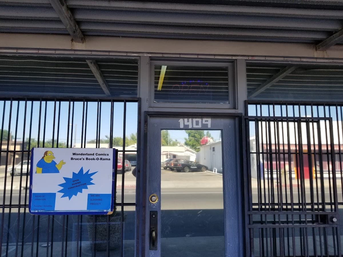 Wonderland Comics in Fresno, California