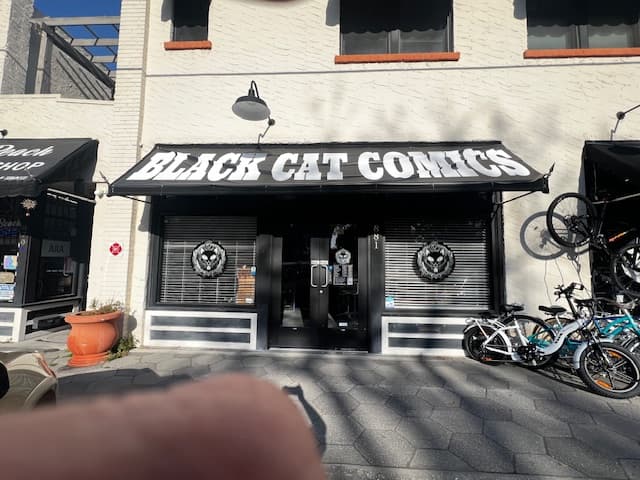 Black Cat Comics in Jacksonville, Florida