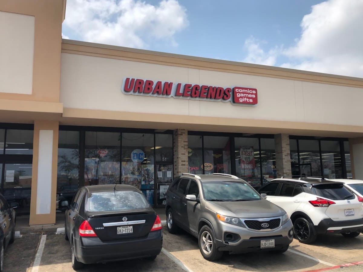 Urban Legends Comic Shop in Dallas, Texas